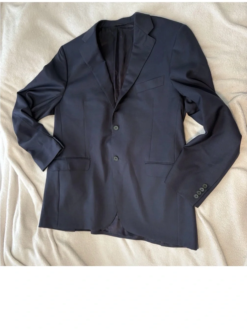 2-Button Blue Size 44 Men’s Wool Sports Coat 212 Saks 5th Avenue Made In Italy
